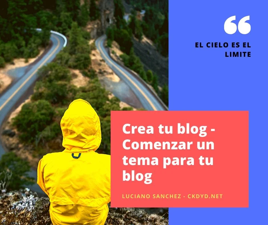 Comenzar un tema para tu blog, como crear un blog con wordpress
